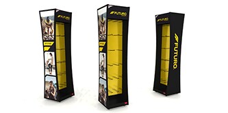 Matériel de point de vente Futuro - Présentoir Large
